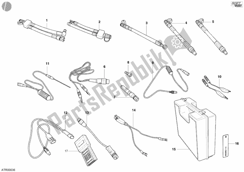 Todas las partes para Instrumento De Control De Presión de Ducati Supersport 750 SS 2002